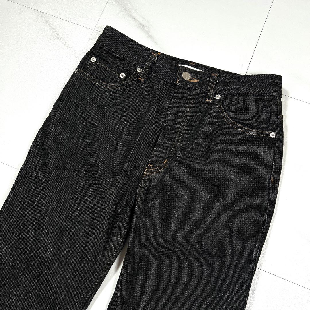 CLANE クラネ サイズ1 HIP HANG DENIM PANTS ブラック