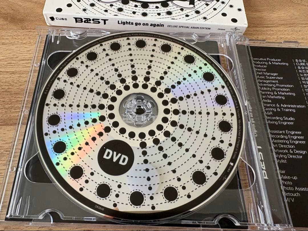 直筆サイン★BEASTビーストLights go on again CD+DVD