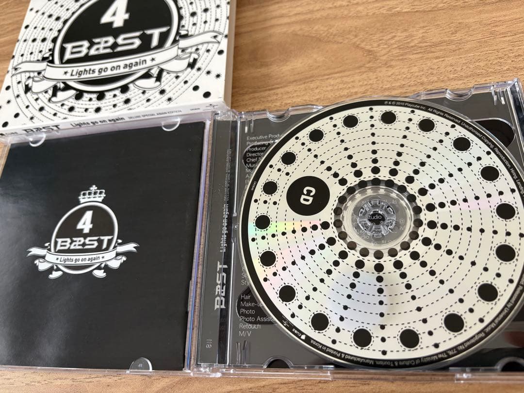 直筆サイン★BEASTビーストLights go on again CD+DVD