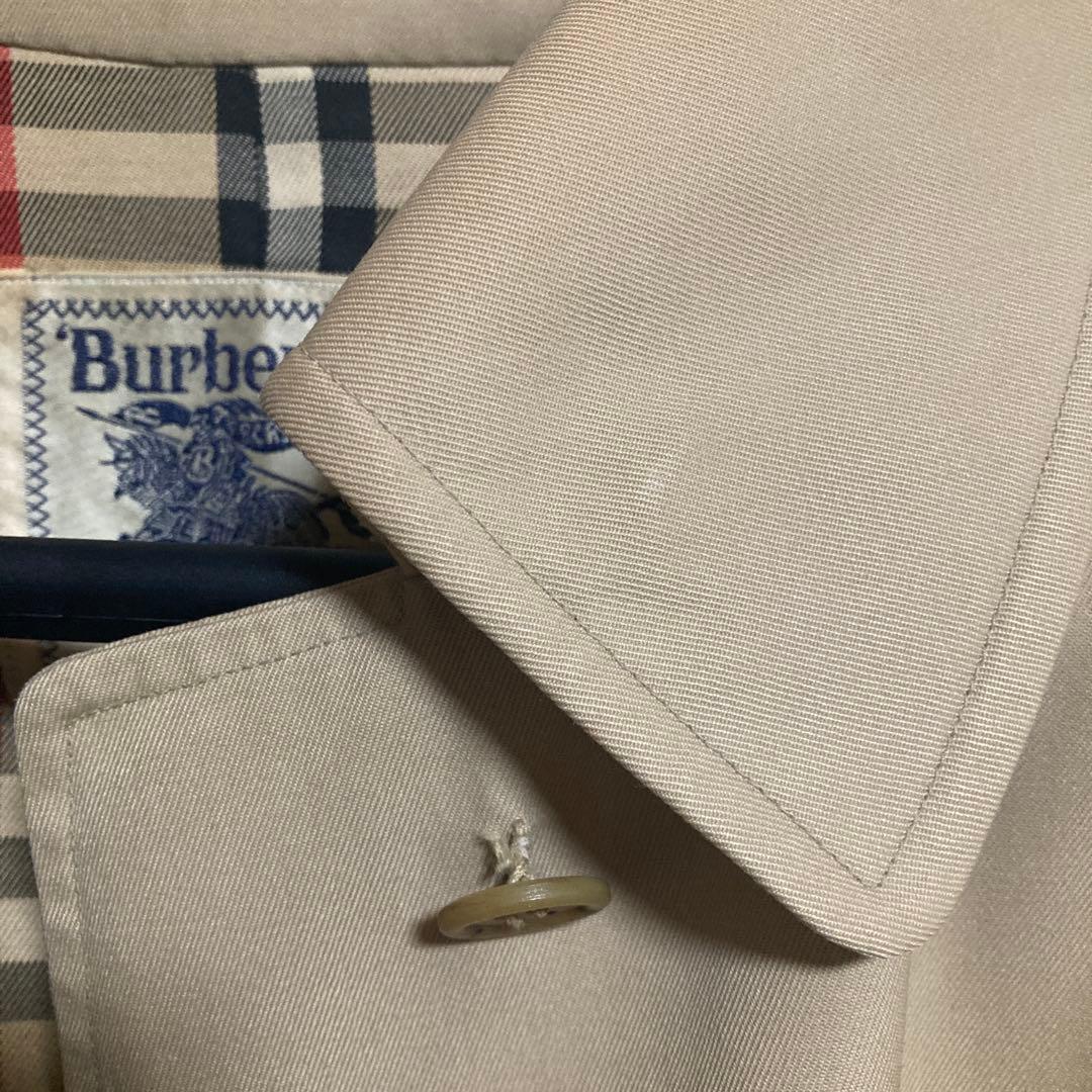Burberry ビンテージ　ベージュ トレンチコート　ノバチェック　ベルト付き
