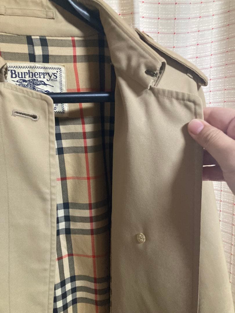 Burberry ビンテージ　ベージュ トレンチコート　ノバチェック　ベルト付き