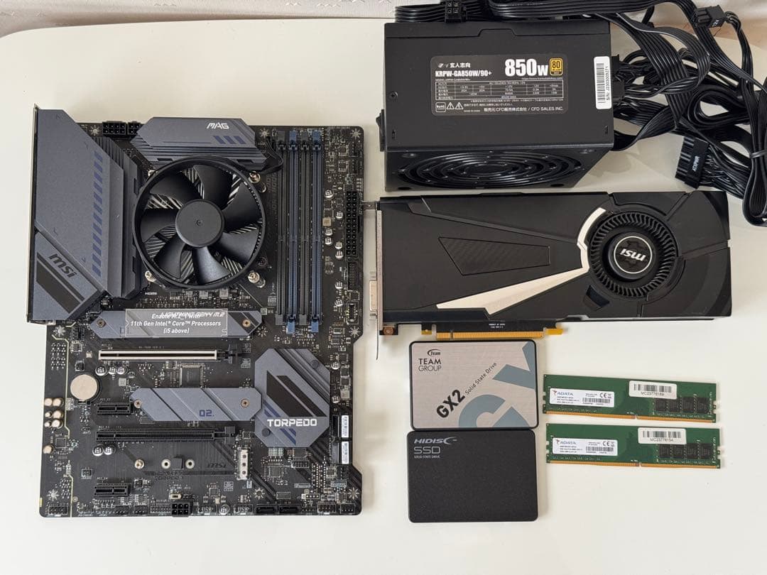 R*n様 Z590マザー + i3-10105F + GTX1080 + 16G