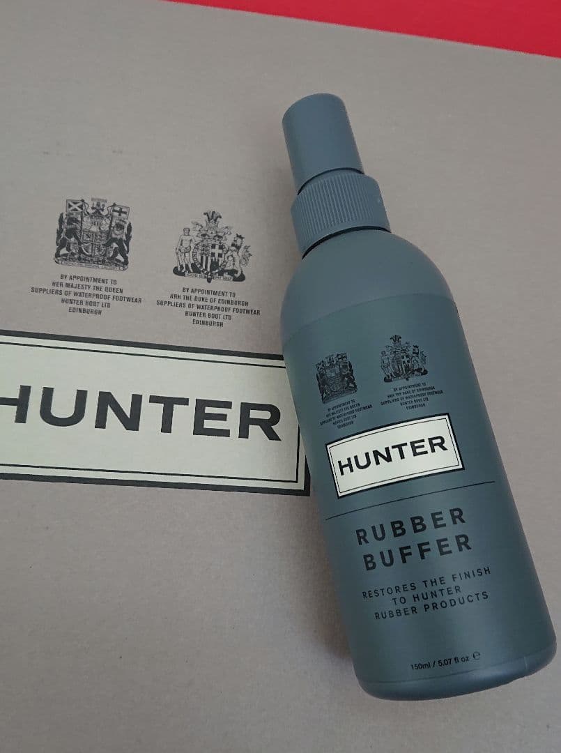 HUNTER ハンター レインブーツ ロング 黒 37 ラバーバッファ付