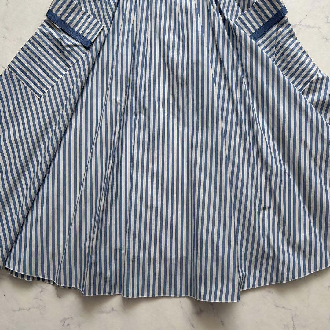 FOXEY Skirt Beach Parasol ストライプスカート40737