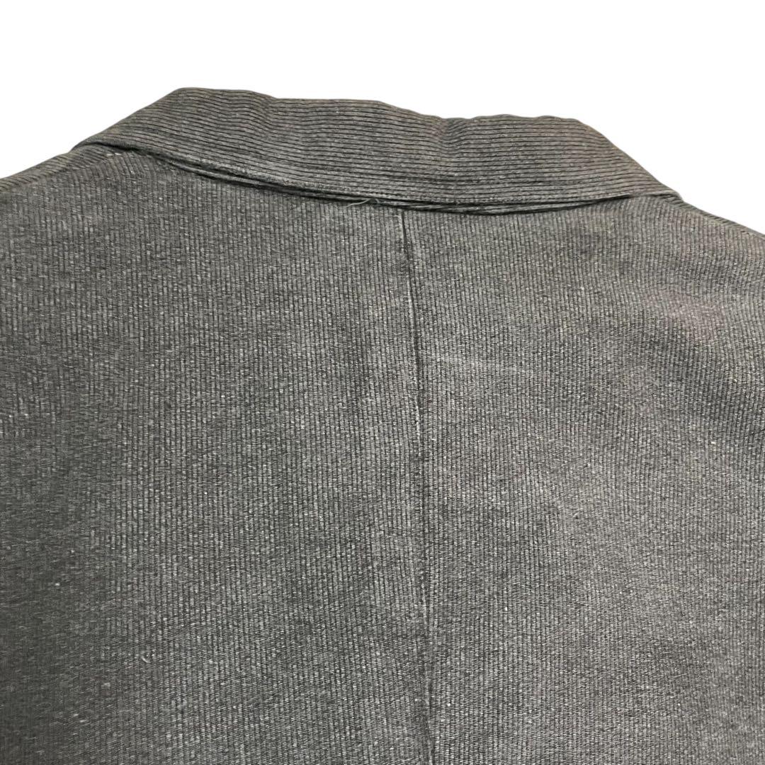 60s ヴィンテージ フレンチ ピケ ワークジャケット ユーロ 古着 XL 灰