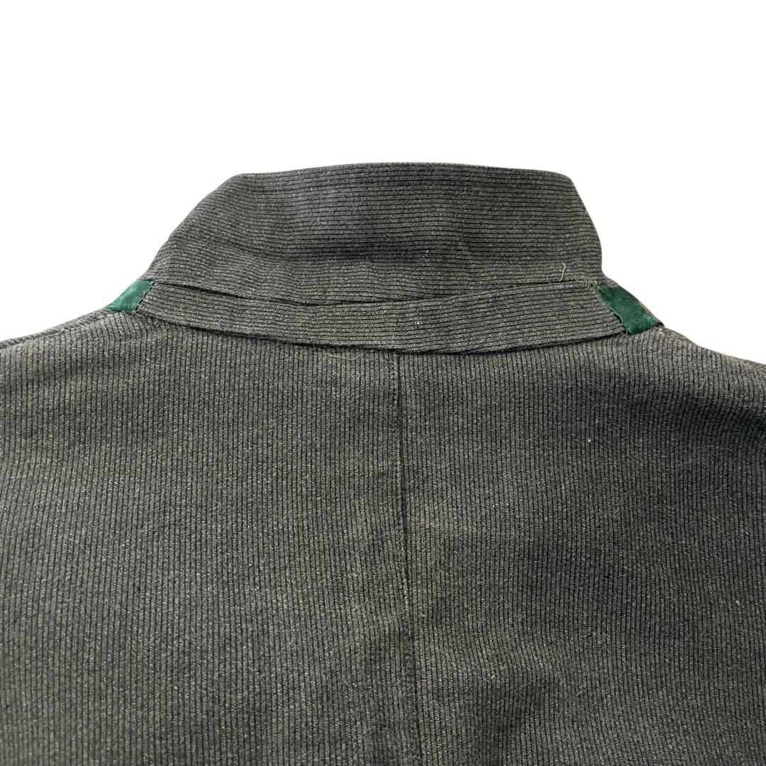 60s ヴィンテージ フレンチ ピケ ワークジャケット ユーロ 古着 XL 灰
