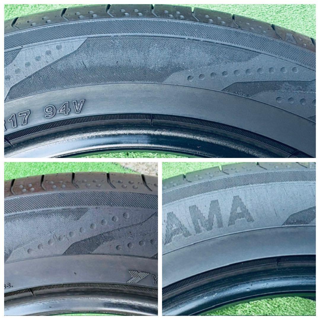 215/55 R17、YOKOHAMA BluEarth-RV03、2023年