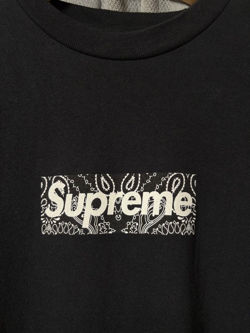トップス Supreme Bandana Box Logo Tee Black M