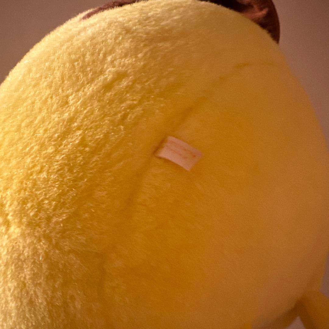 TOMY 丸いフォルムの初期ピカチュウぬいぐるみ　等身大　おかえりピカチュウ