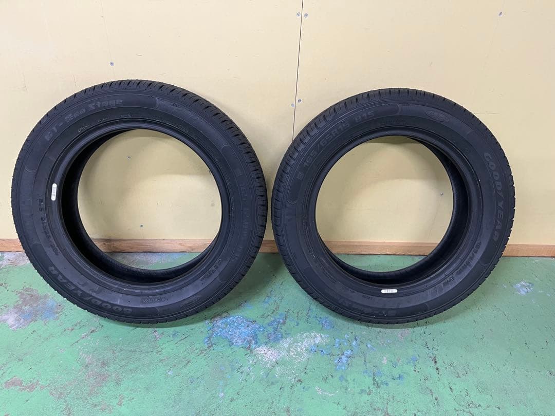 165/65R15 2本 ほぼ新品 グッドイヤー GT-Eco Stage 国産