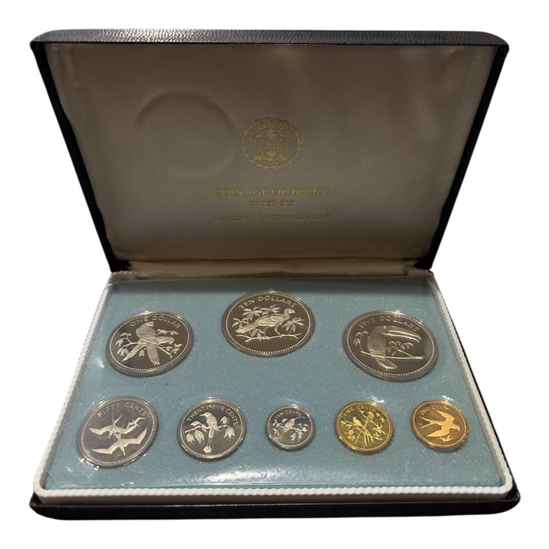 ベリーズ 1974年 銀貨 プルーフ貨幣セット フランクリンミント製 硬貨セット