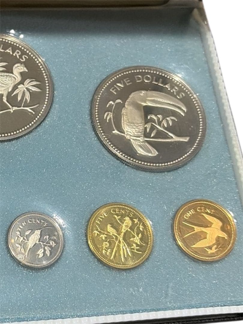 ベリーズ 1974年 銀貨 プルーフ貨幣セット フランクリンミント製 硬貨セット