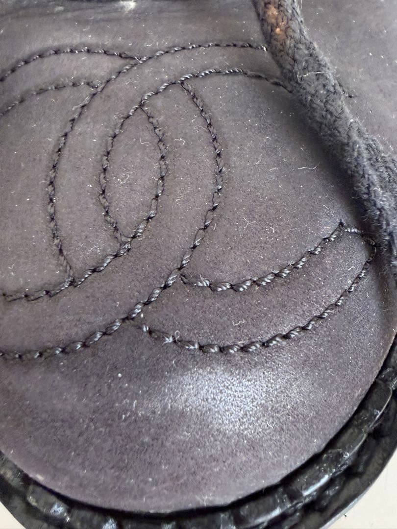 B*k様 CHANEL パリ本店購入 ヴィンテージ エンジニアブーツ 36