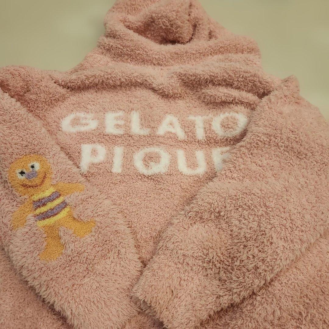 ☆人気☆GELATO PIQUE　エルモ フード付きルームウェアセット ピンク