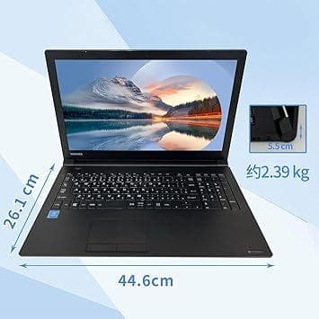 東芝 ノートパソコン 3855U メモリ4GB SSD128GB 15.6インチ