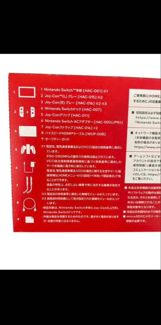 Nintendo Switch (グレー) 本体