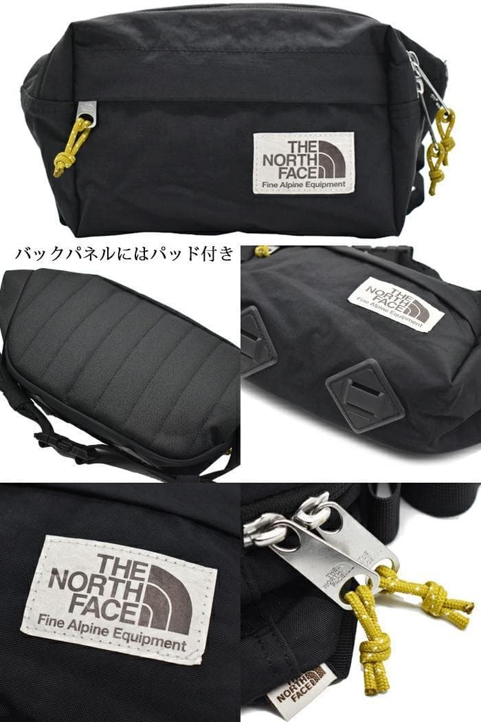 【新品】ノースフェイス ボディバッグ ウエストポーチ ブラック NF0A52VU