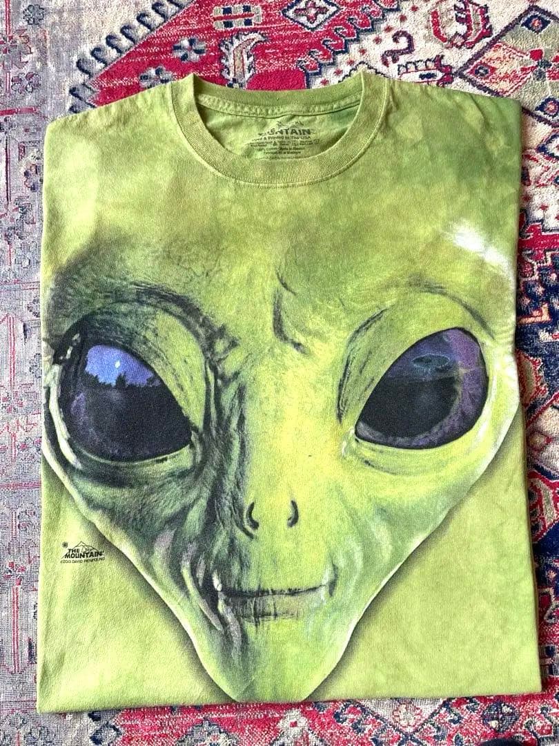 エイリアン Tシャツ XL レア USA製 90s　タイダイ 珍品 古着