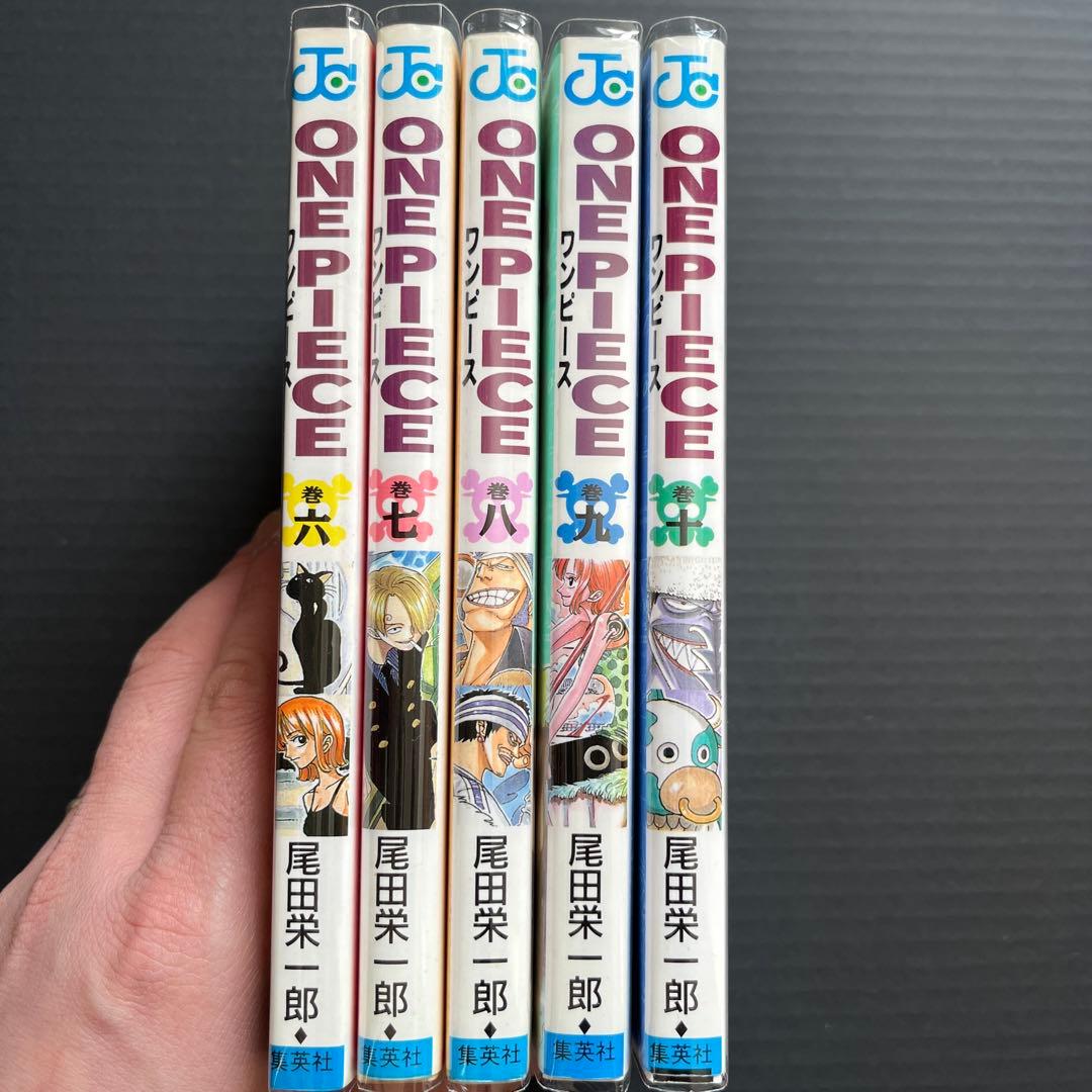 ONE PIECE 初版本　第6巻〜第10巻