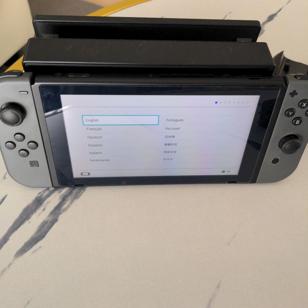 Nintendo　Switch本体セット　グレー　箱無し　美品