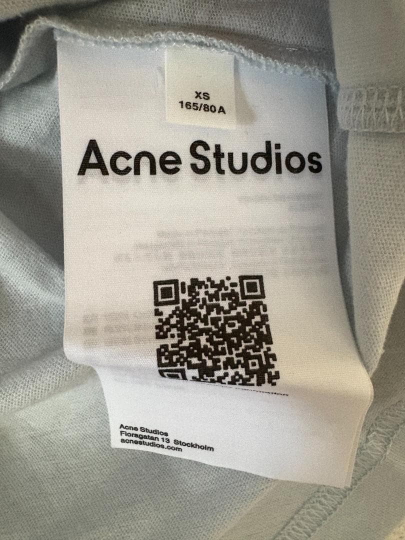 Acne Studios リボンプリントTシャツ フィットスタイル XS