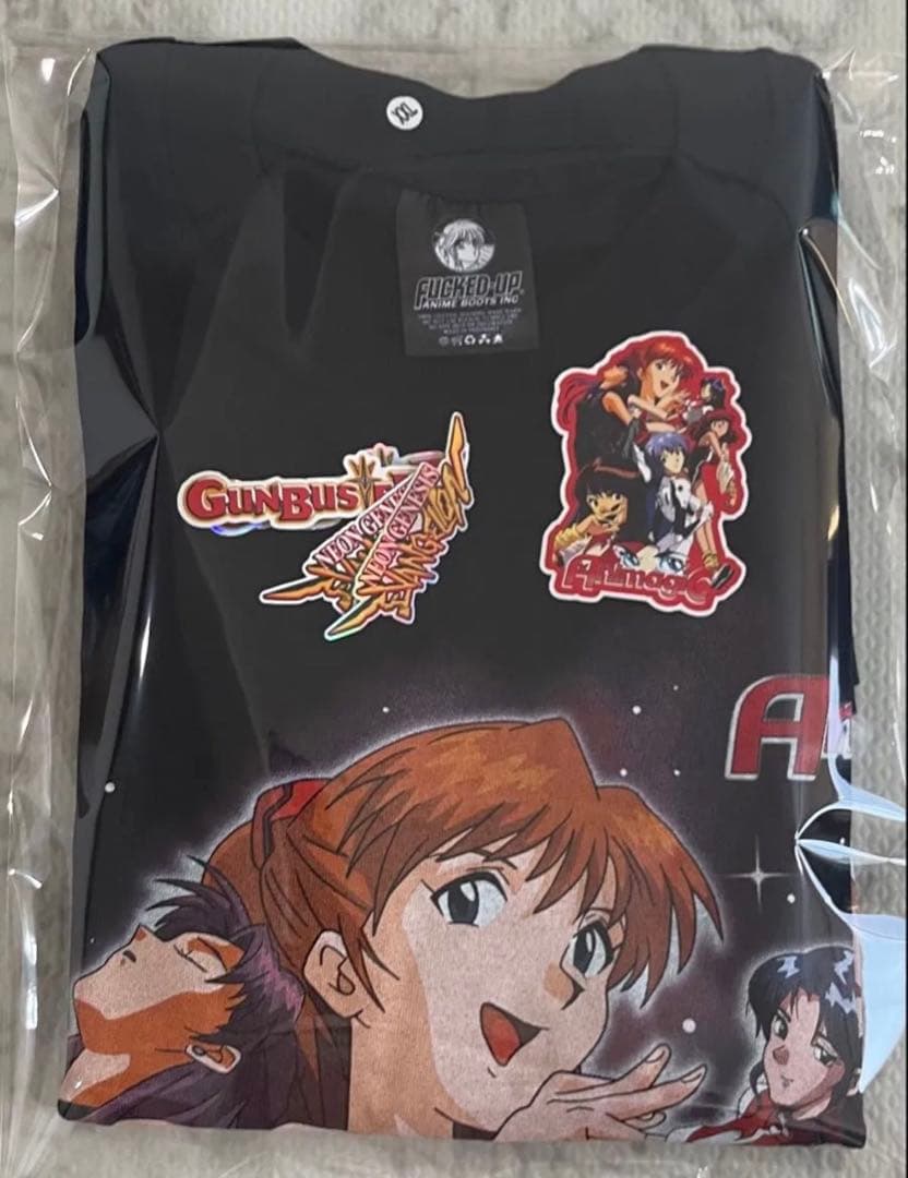 アニメTシャツ エヴァ & トップを狙え 2XL