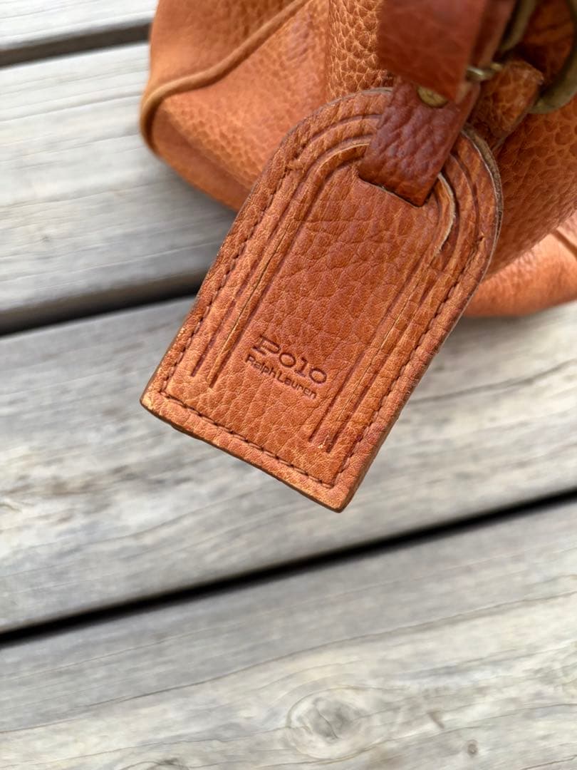 POLO Ralph Lauren ミニボストンバッグ ブラウン