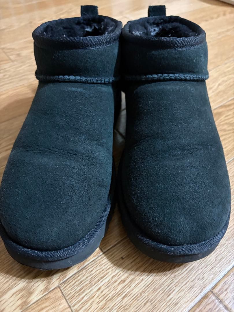 UGGムートンブーツブラック25センチ