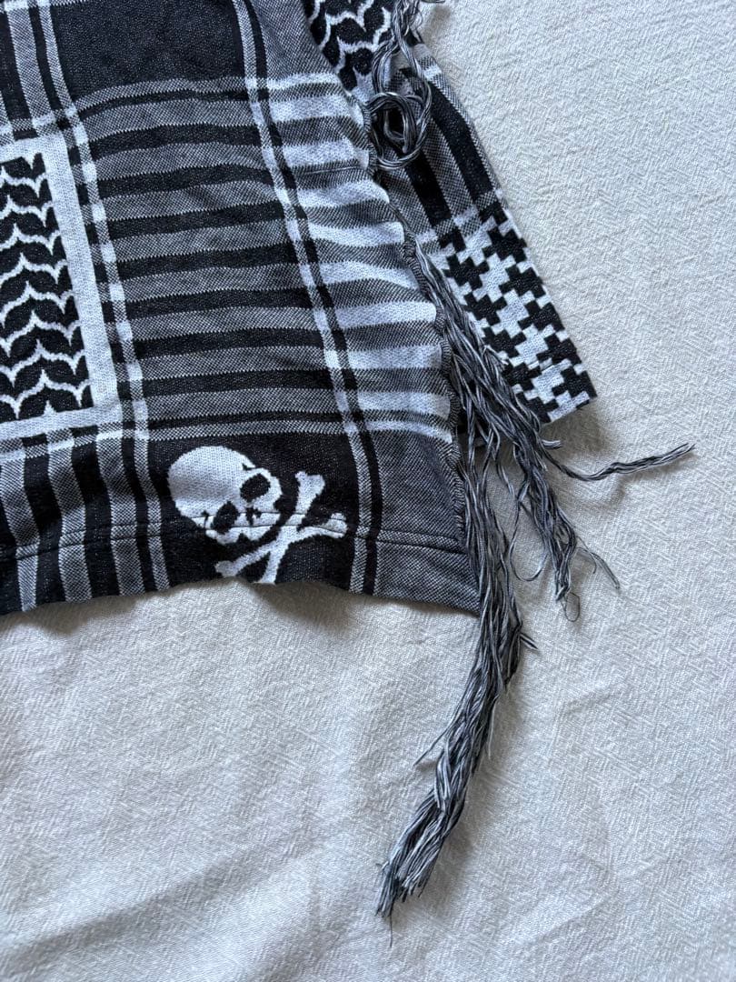 mastermind JAPAN Tシャツ ドクロ　レイヤード　フリンジ M