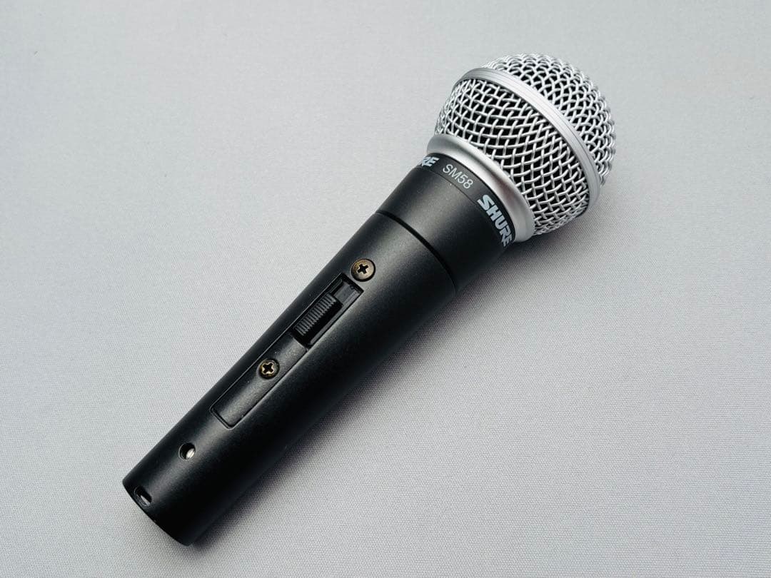 SHURE SM58 ダイナミックマイク　スイッチ付き