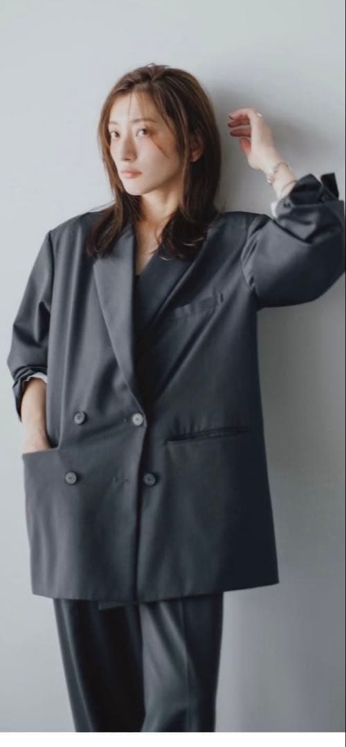 12日までお値下げ　ジゼルフ　ベージュ リバーシブルジャケット　美品　サイズ2