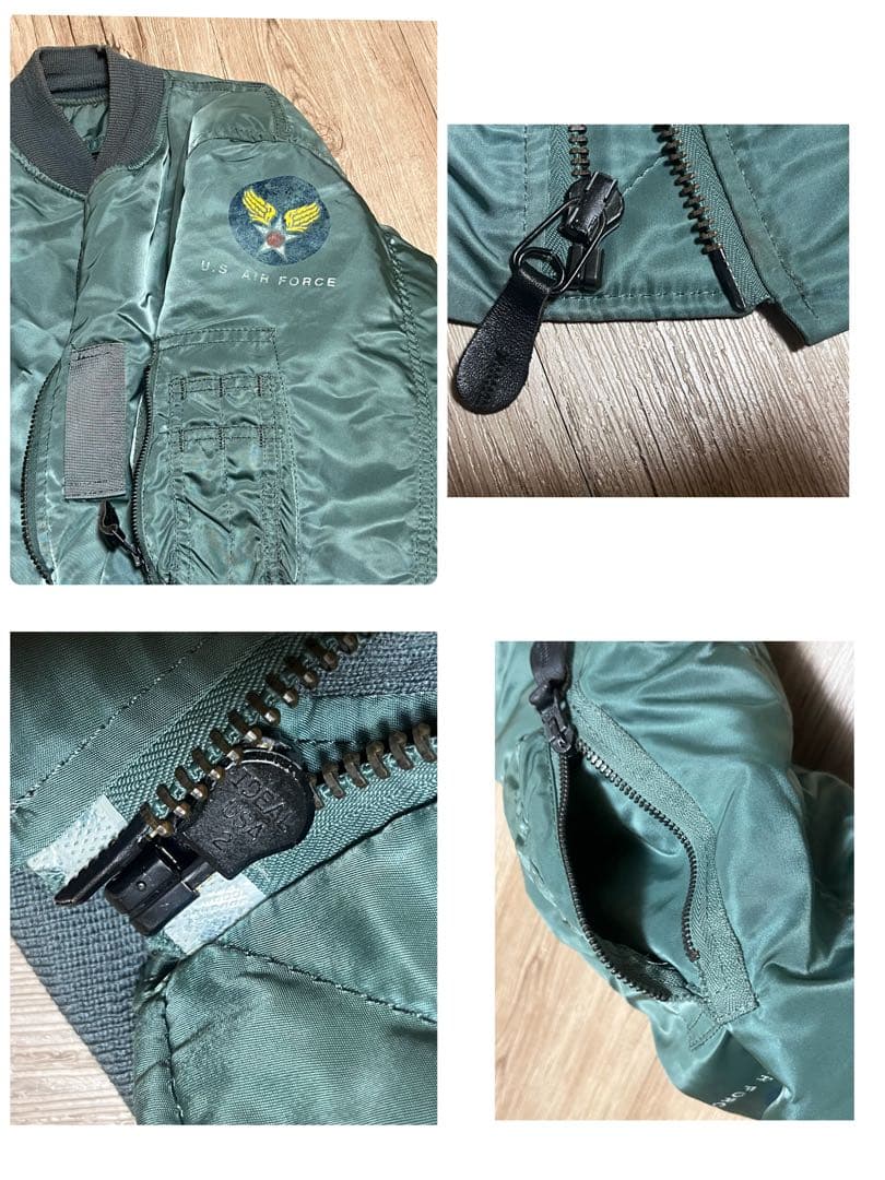 アルファ Alpha USA製 50s 復刻 MA-1 90s USA製