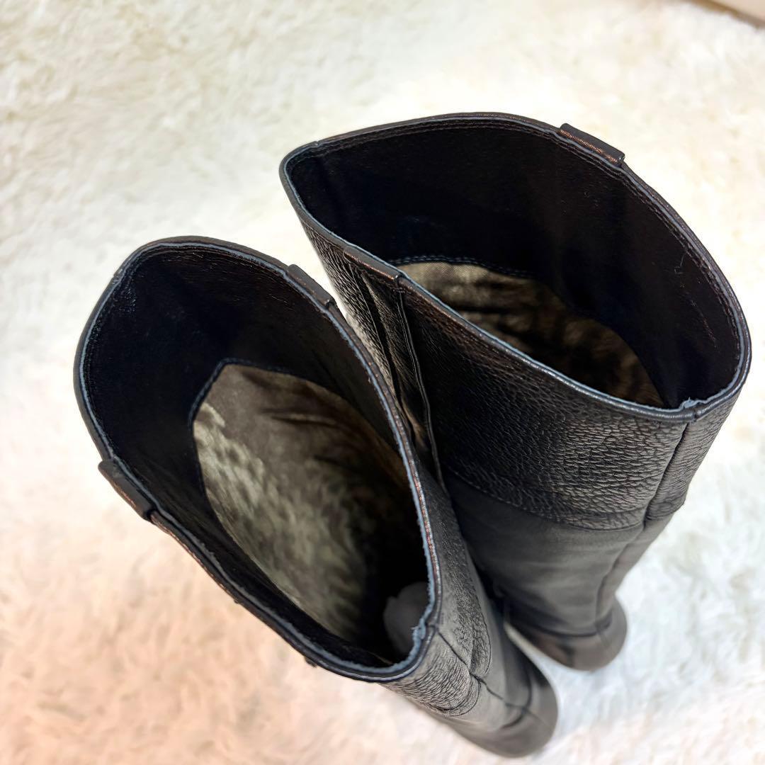 未使用品✨セブントゥエルブサーティー ロングブーツ シボ革 ニーハイ 新品