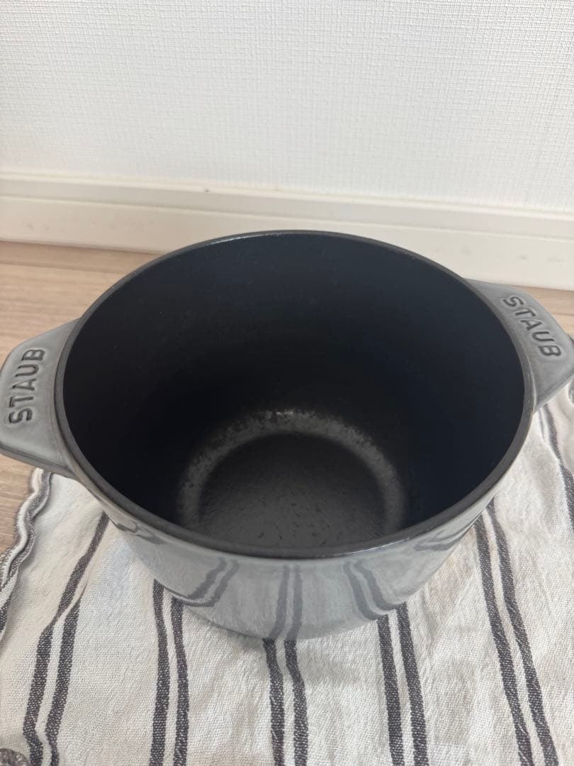 STAUB ラ・ココット GOHAN Mグレー 2合炊