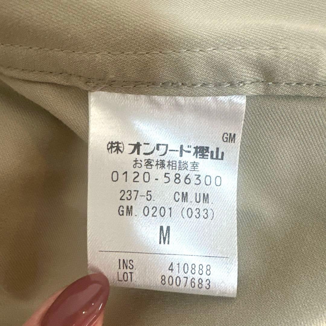 UNFILO 【洗える】ショート トレンチコート