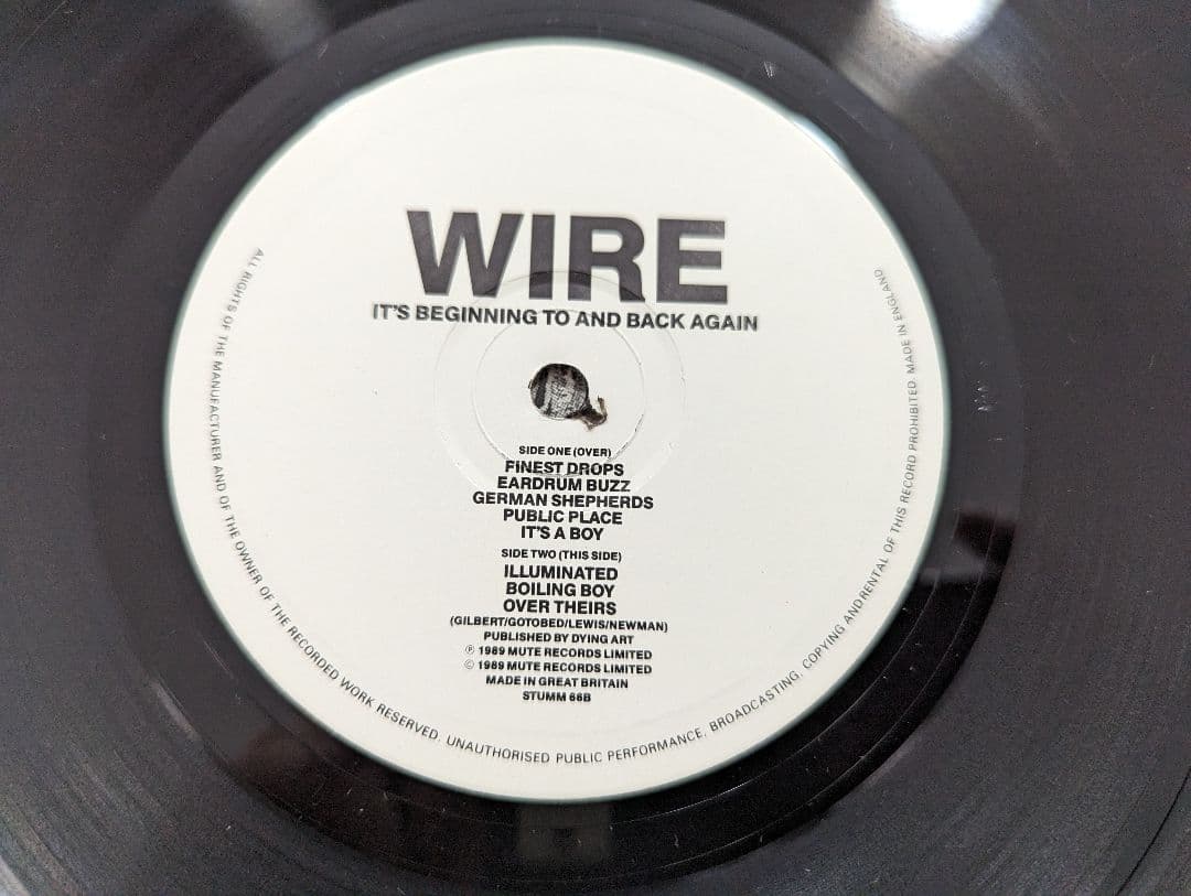 Wire レコードIt’s begining to and back again