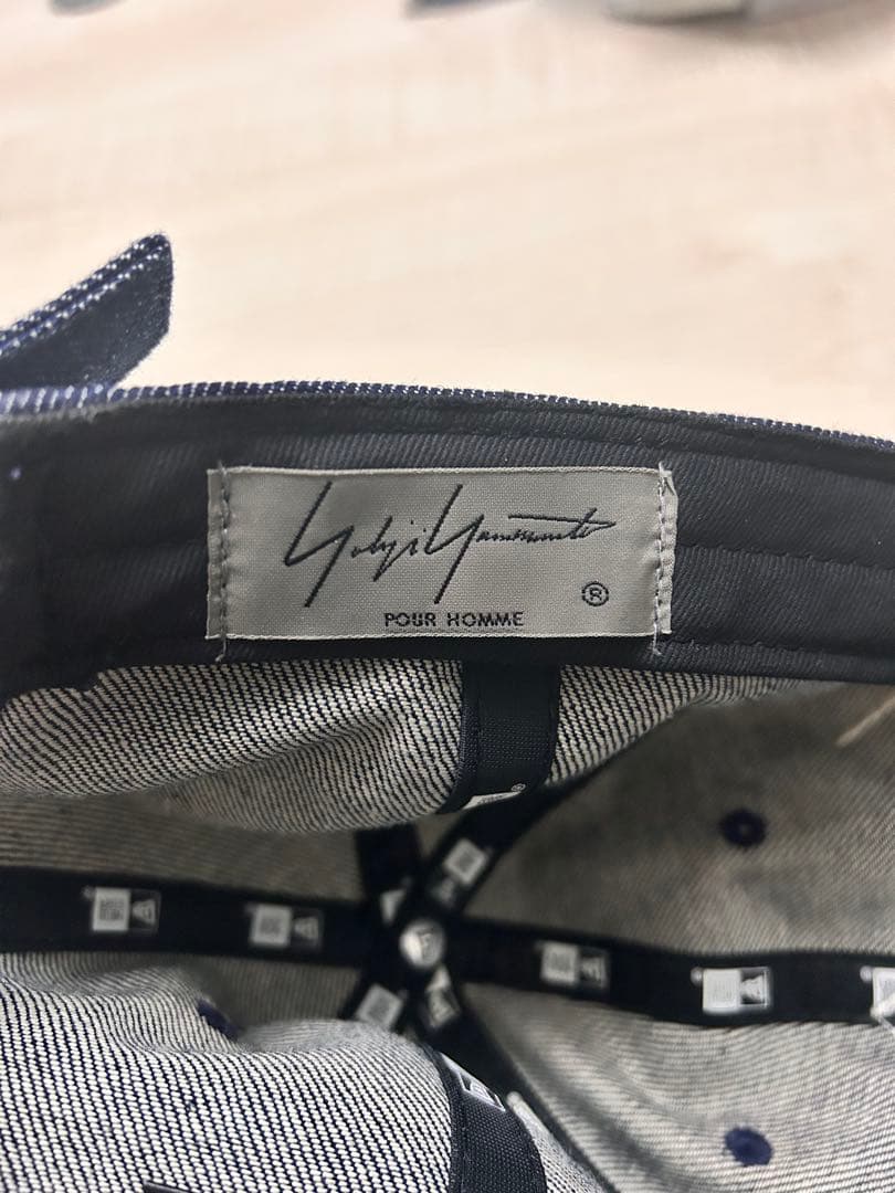 adidas Y-3 Yohji Yamamotoデニムキャップ ダークブルー