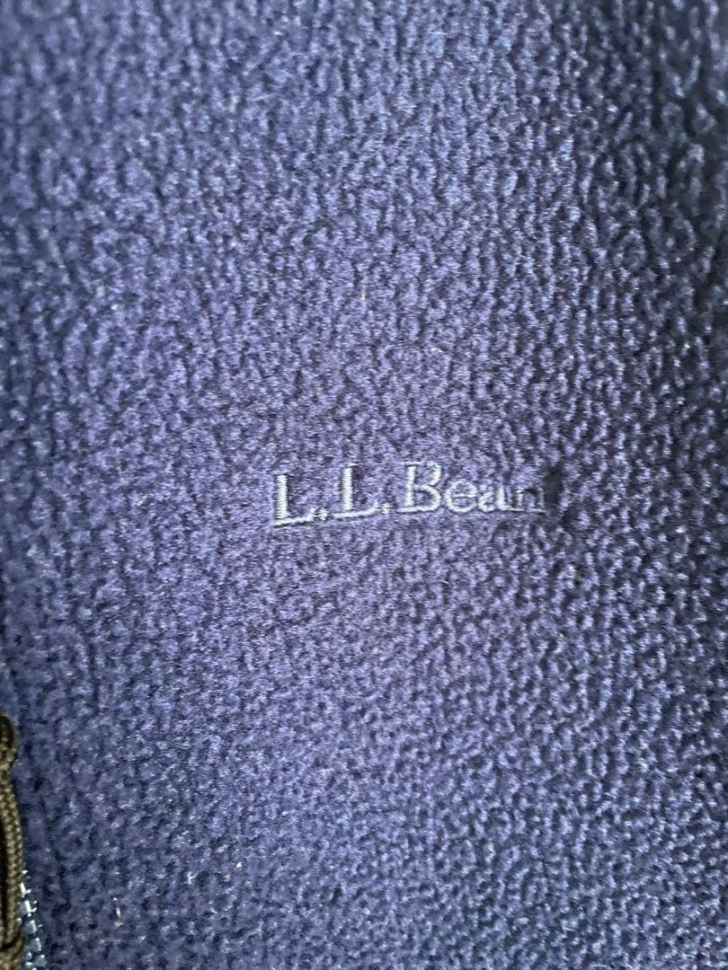L.L.bean エルエルビーン　フリースベスト　ブルー