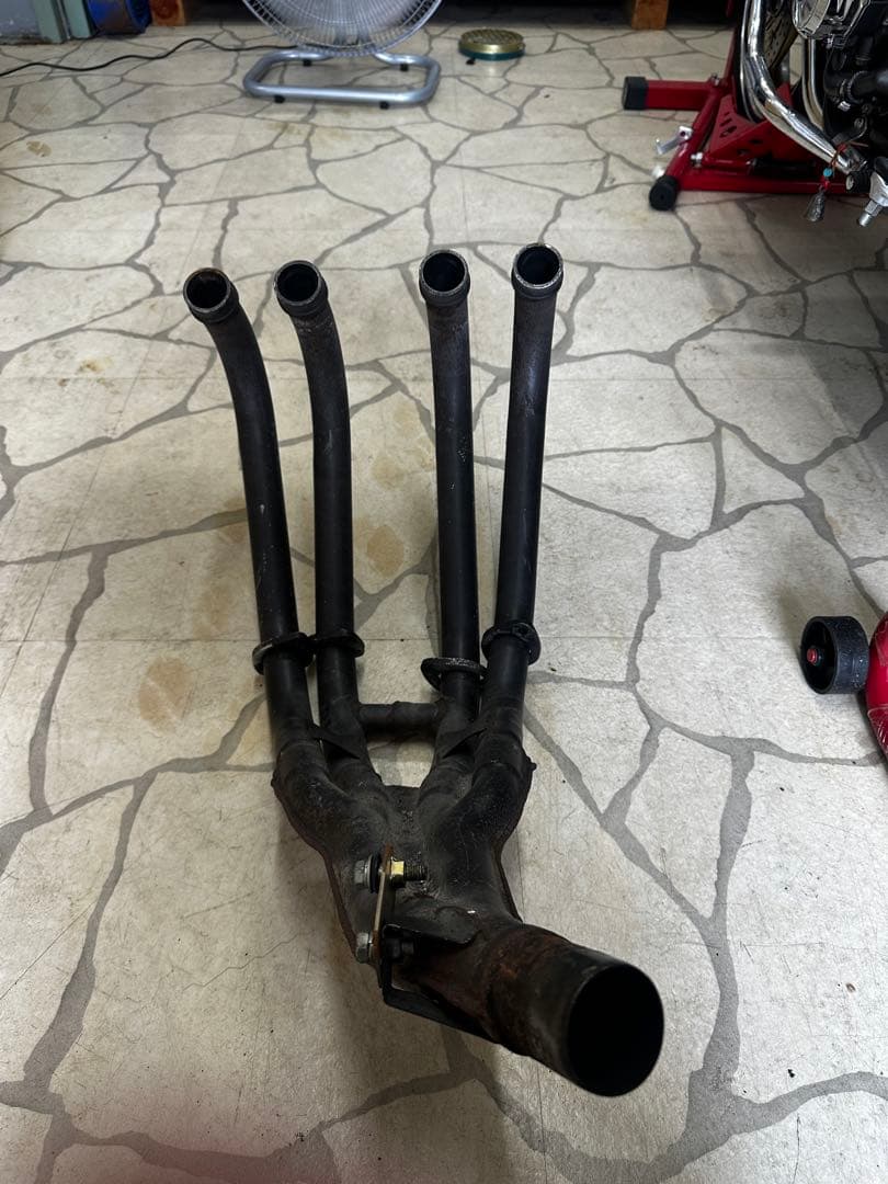 XJR400R(RH02J) 純正マフラー エキパイ サイレンサー