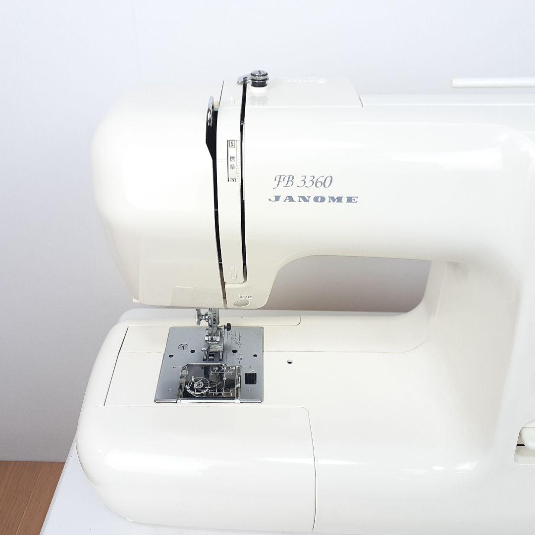 ジャノメ　電子ミシン本体　FB3360　フットコントローラー付属