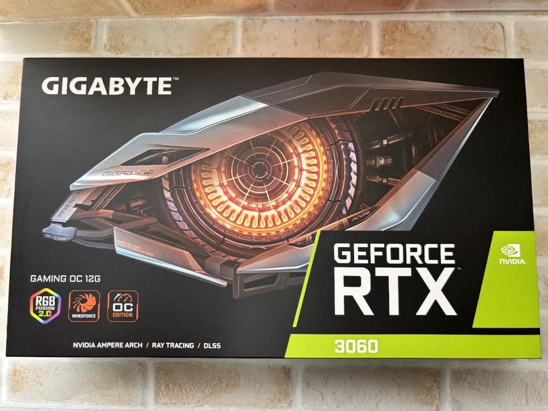 【美品】GIGABYTE GeForce RTX 3060 GAMING OC