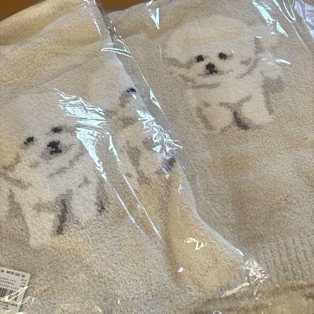 新品♡ジェラートピケモチーフジャガードマルチカバー&ピローケースビションフリーゼ