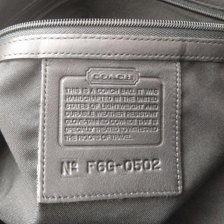 訳アリ 希少COACH オールドコーチ ボストンバッグ 黒 レザー ヴィンテージ