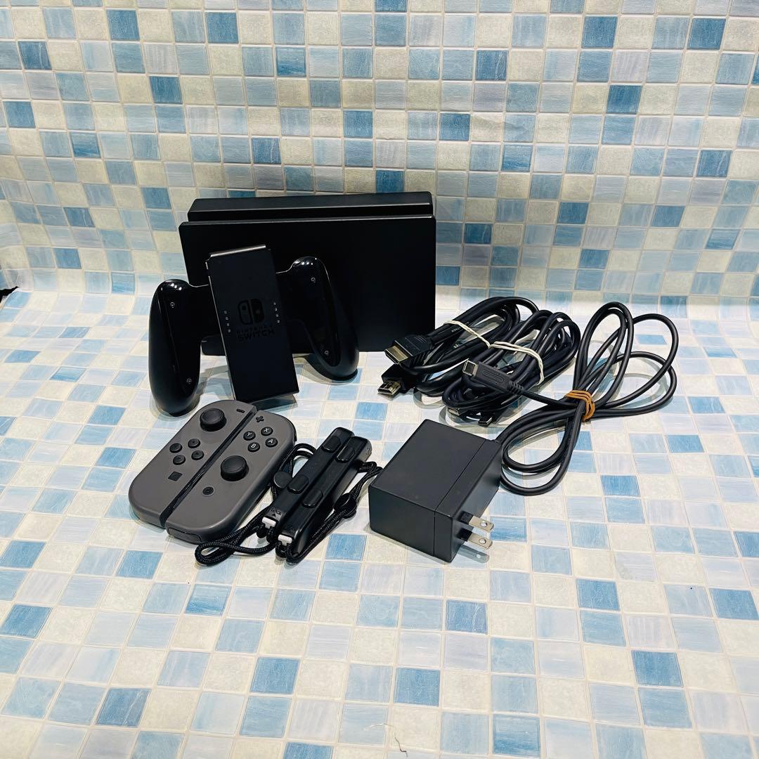 Nintendo Switch 本体 グレー 付属品セット A-1114