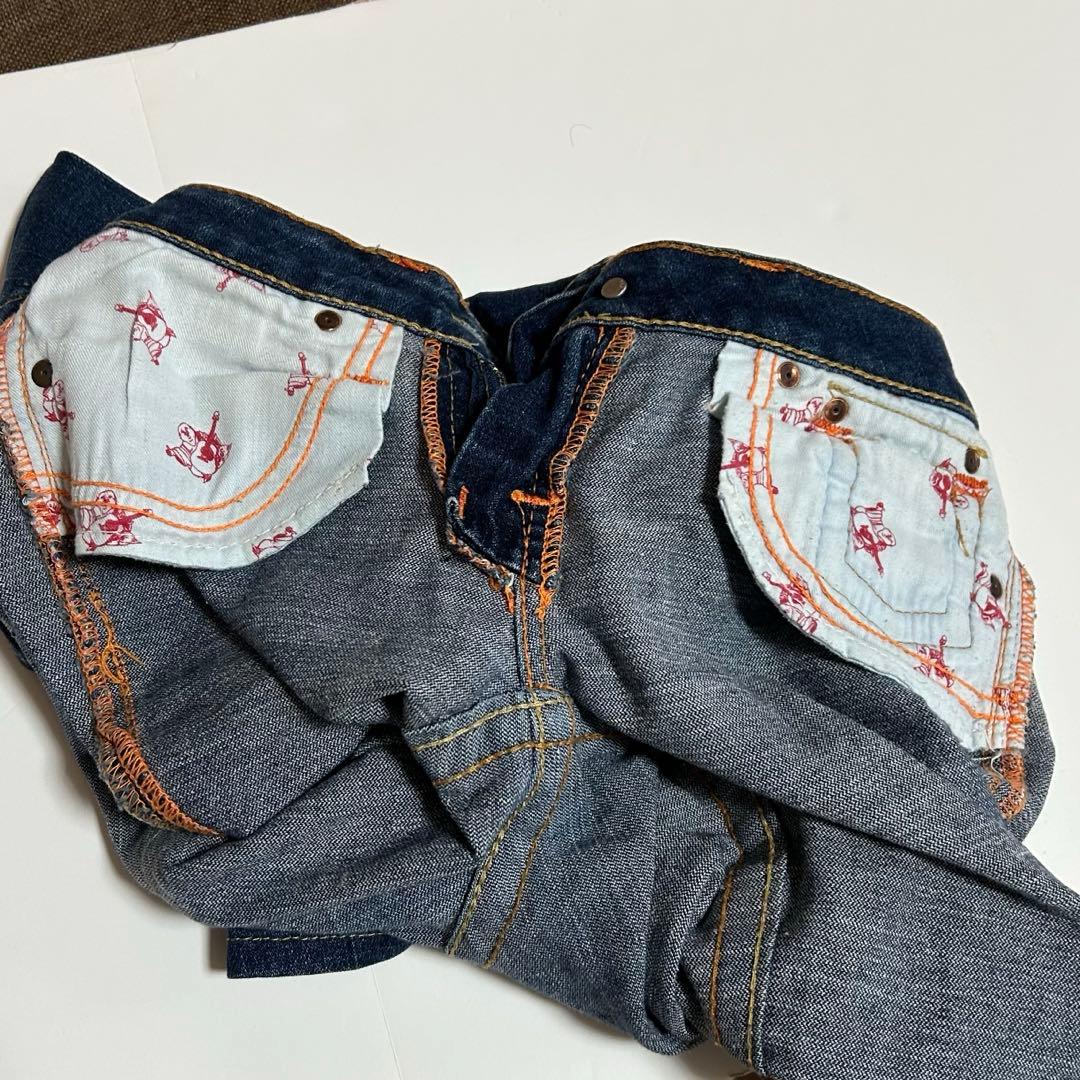 【TRUE RELIGION】アメリカ製27 ブーツカットデニムパンツ Y2K