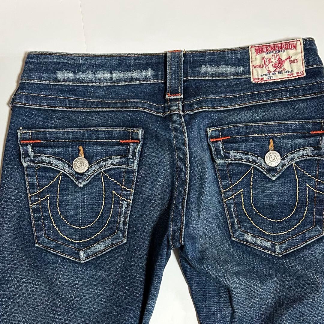 【TRUE RELIGION】アメリカ製27 ブーツカットデニムパンツ Y2K