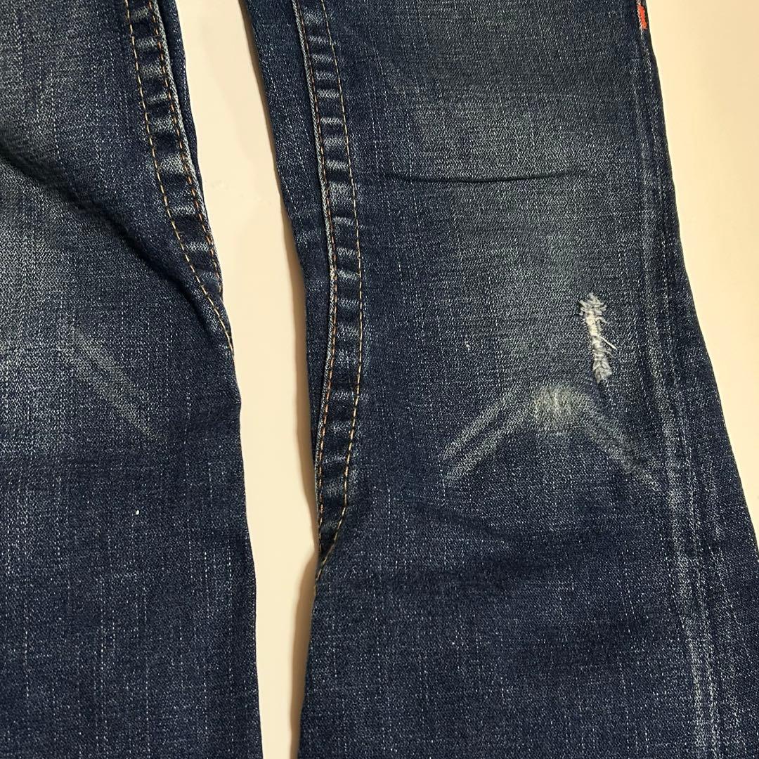 【TRUE RELIGION】アメリカ製27 ブーツカットデニムパンツ Y2K