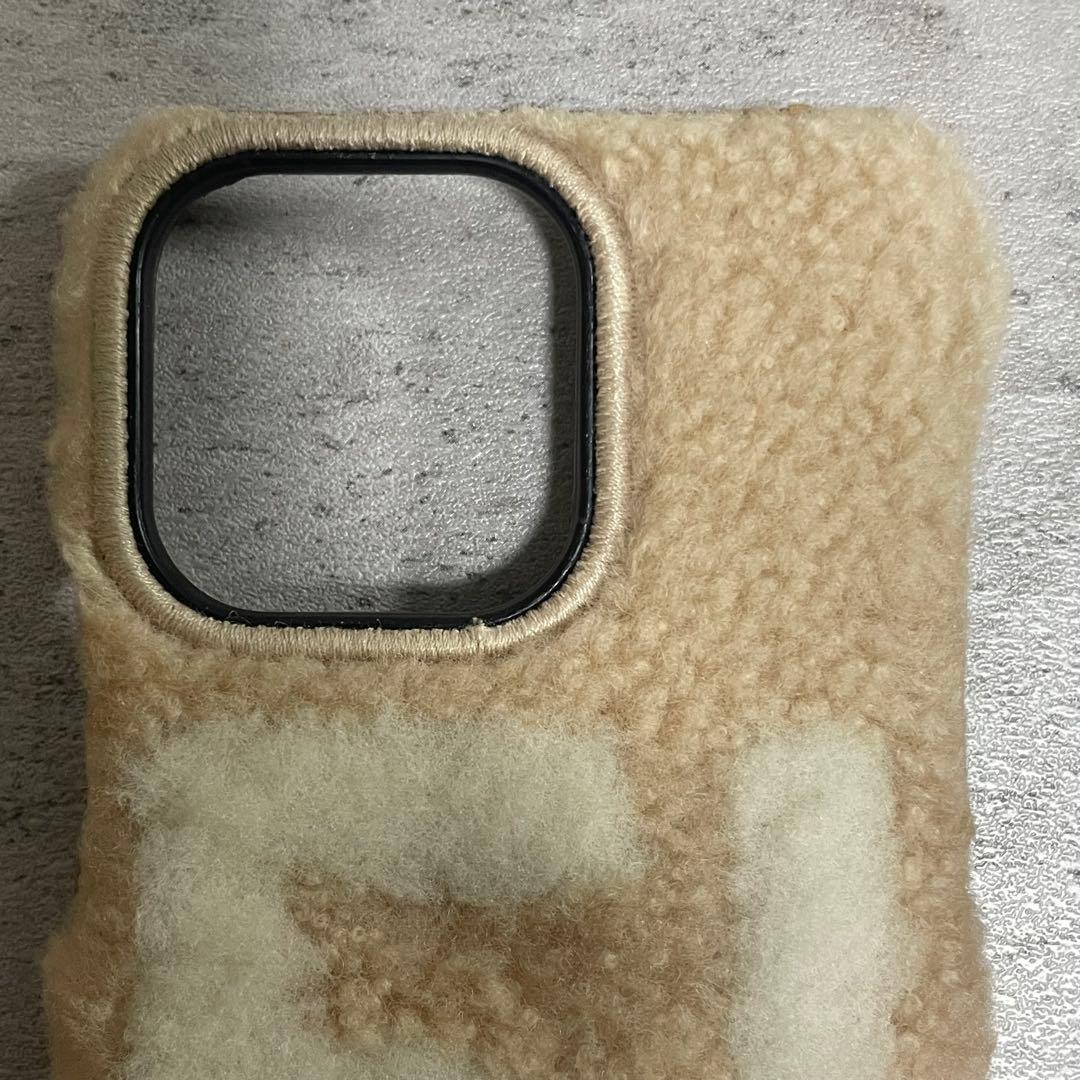 美品 FENDI フェンディ iPhoneケース ボア モコモコ Pro13
