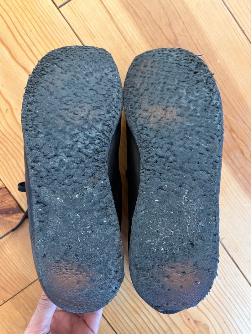 Clarks　クラークス　ワラビー　レザー　ブラック（黒）　サイズ：US7