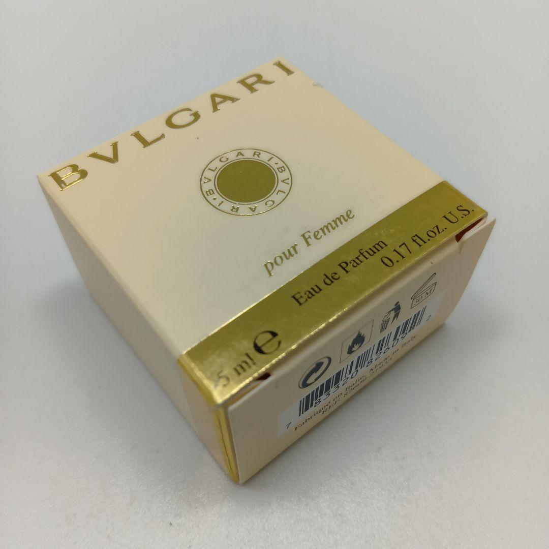 【新品未使用】BVLGARIブルガリ　pour Femme 5ml　6個セット